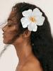 1pc Hawaiian Flower Hair Clip, Artificial Flower Hair Clip, Suitable For Holiday, Beach Party, Summer Tropical Flower Hair Accessory