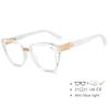 New Fashion Anti-Blue Light Reading Glasses Women Men Optical Computer Glasses  Black Cat Eye Glasses Frame