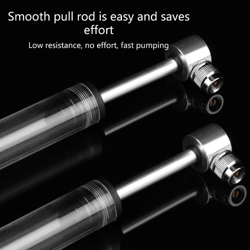 Mini Bike Pump Fit Presta & Schrader 120PSI Includes Mount Kits Lightweight Bicycles Tire Pump for Road Mountain Bikes