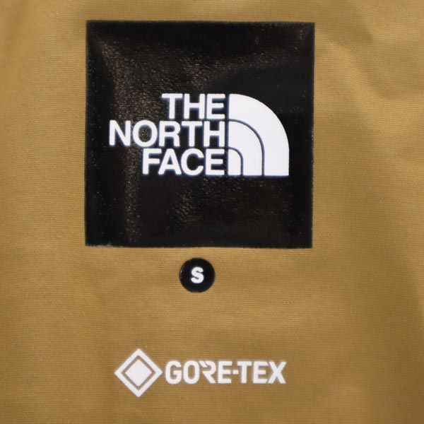 The North Face NP62163 Outdoor Nylon Jacket S Camel Hood Goretex Men's Used
