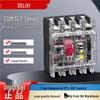 DELIXI Transparent Earth Leakage Circuit Breaker: 4-Pole, 250A, 3-Phase, 4-Wire for Construction Sites.