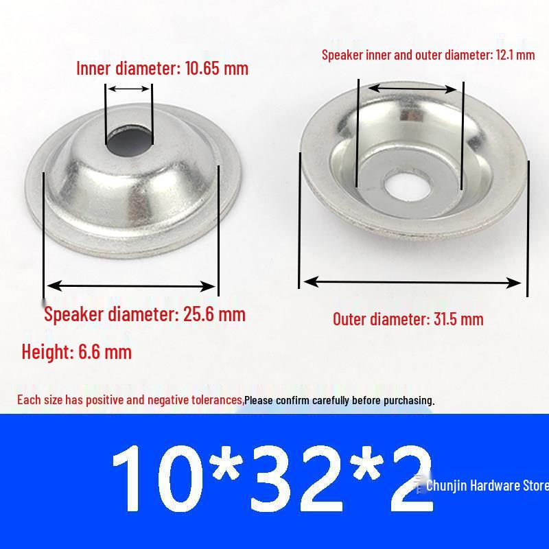 304 Stainless Steel Bowl Gasket with Washer for Adjustable Foot Cup and Recessed Hole Screw
