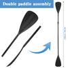 Dual Purpose 4-Piece Aluminum Paddle SUP Paddle Stand up Paddle Board Paddles Kayak Paddle Oar