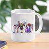 Cartoon The Amazing Digital Circu Coffee Mug Tableware Ceramic Ponmi Jax Clown Dishes Household Use Water Cup Creativity Mug Gift