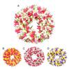 Beautiful Fine Texture Wreath Decor Elegant Handmade Plastic Holiday Wreath for Home