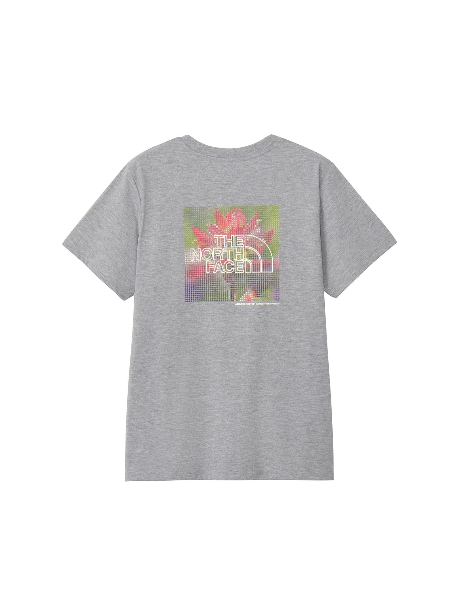 

The North Face Футболка с коротким рукавом, сшивная, с коротким рукавом, с логотипом ES Flower Box Mix, футболка, женская, серая,