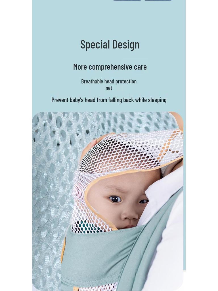 Ganzjahres-Babyschlinge mit Kraftsparfaktor: Freihändiger Komfort für Neugeborene