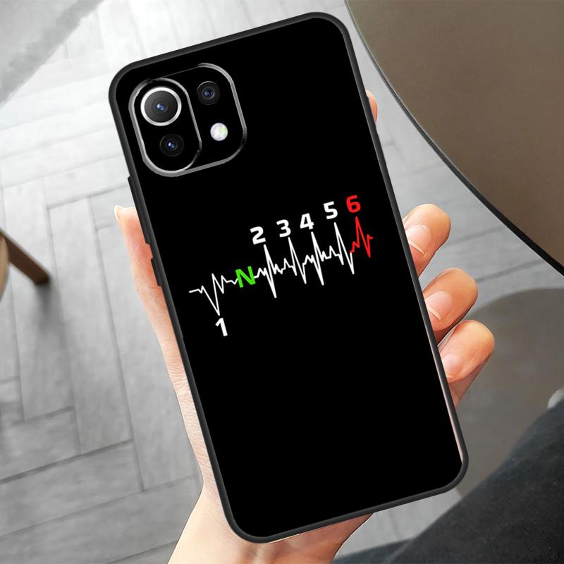 1N23456 Motorcycle Funda For POCO F6 X6 Pro X5 X3 F3 F5 M6 M5s Xiaomi 14 Ultra 12 13 Lite 11T 12T 13T Pro Case