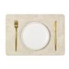 Nordic Retro PU Leather Placemats Waterproof OilProof Table Mats for Kitchen Dining Room Decoration