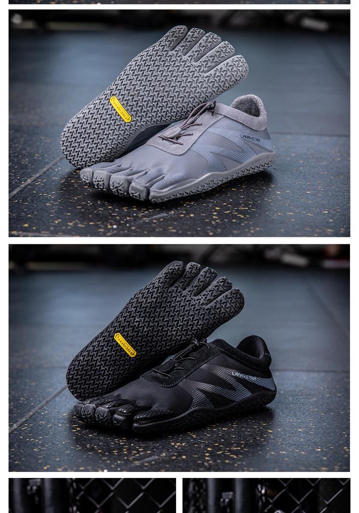 Laura's Star Five-Finger Men's Barefoot Shoes for Fitness, Yoga, Pilates, and Deadlift - Non-Slip Indoor/Outdoor Training Footwear.