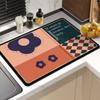 Super Absorbent Tableware Dish Drying Mats Desk Drain Pad Heat Resistant Counter Top Mat Non-slip Draining Placemat Kitchen