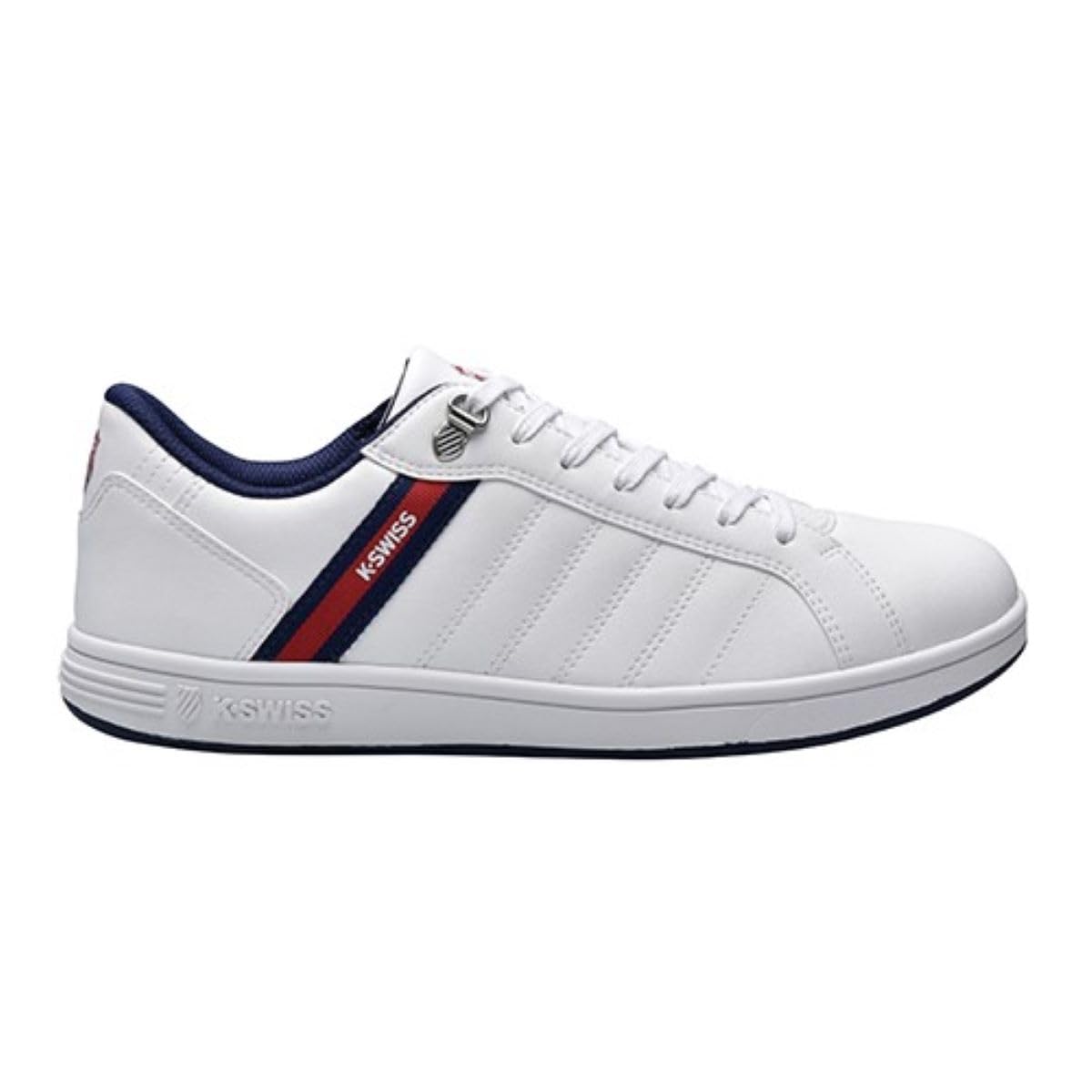 

School Shoes KS300 White x Navy x Red cm [Keith] 25.0