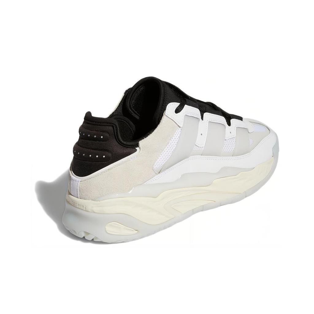 adidas Originals Niteball Stof Leer Comfortabel Sports Slipbestendig Duurzaam Ademend Lage Top Lifestyle Casual Schoenen HR2020