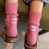 Dicke Faden Mittellange Socken Halten Warm Gestapelte Socken Koreanische Winter Warme Socken Herbst