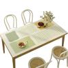 Modern Simple Pvc Waterproof, Oil-Proof And Anti-Scalding Leave-In Table Mat Leather Tablecloth Dining Table Mat Coffee Table Mat