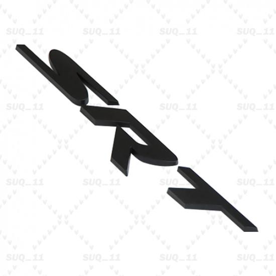 For 2011- Grand Cherokee Matte Black SRT Tailgate Emblem Nameplate