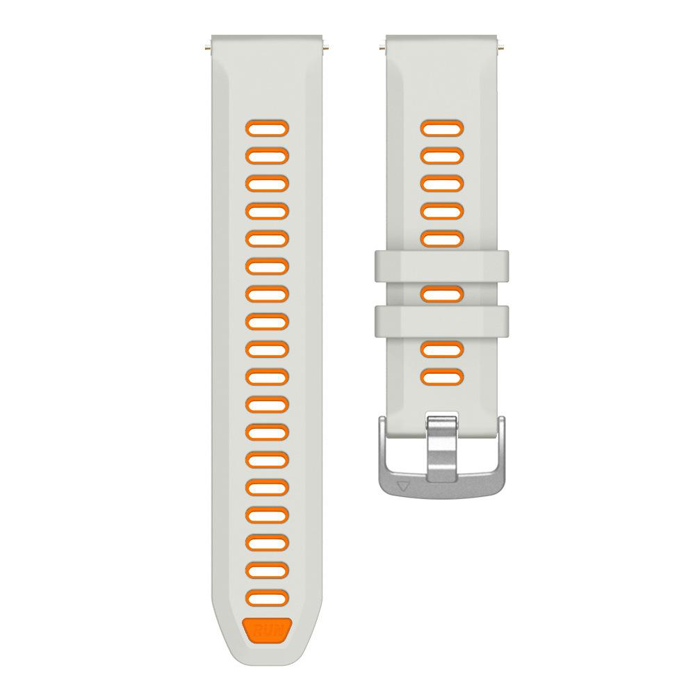 20 mm silikonklockarmband för Garmin Forerunner 170 70 570(42 mm) 645 245 165 158 55 Vivoactive 5, Mjukt Ersättningsarmband