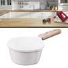 Kitchen Sauce Pan Prevents Stick Deepening Height   Stone Sauce Pot with Pour Spouts for Pouring Oil Milk Heating Frying