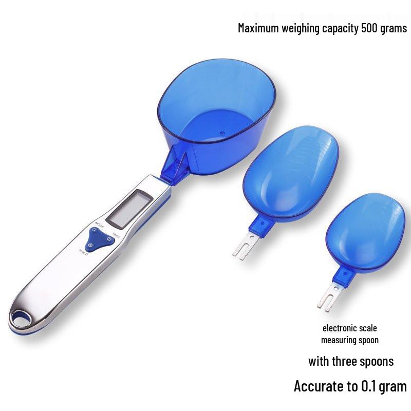Baking Measuring Cup & Spoon Set: Kitchen Gram & Scale Spoons, Plastic Measuring Tools