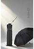 Tianti 3311E Black Glue 10-Rib Sun & Rain Protection Umbrella, Customizable for Business Advertising