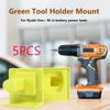 2~10Packs For Ryobi Holder 18V Battery Adapter Drill Mount Dock Case Suitcase For The Power Tools Storage Accessories Tool Brack