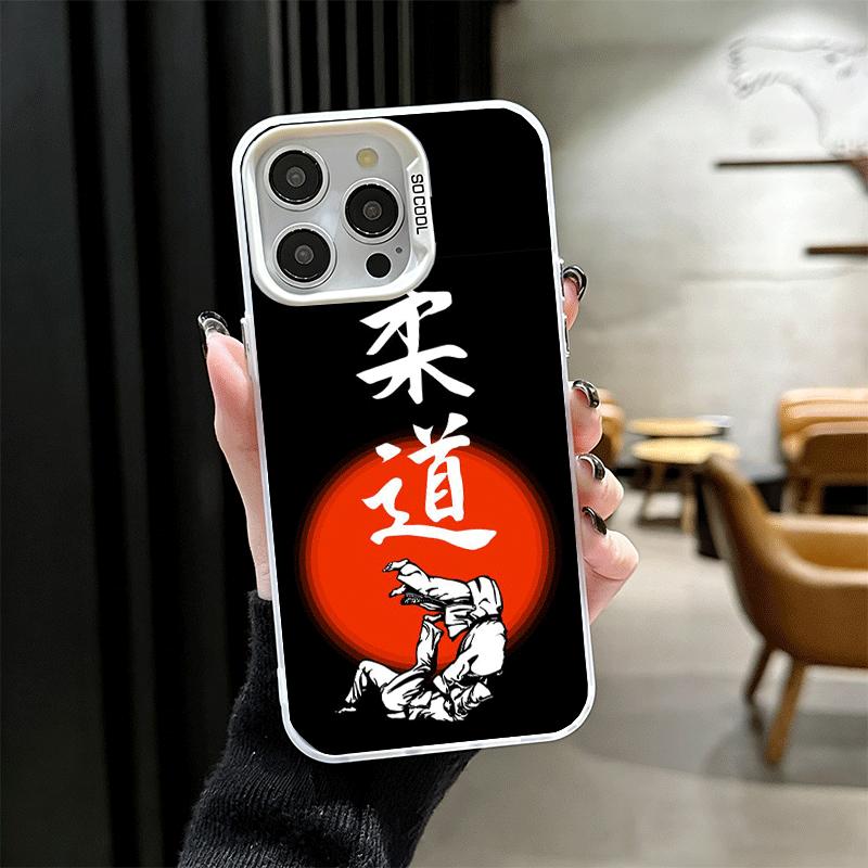 Judo Jiu Jitsu BJJ Brazilian Soft Phone Case for iPhone 15 16 17 Pro Max 17Air 16E 14 Plus 13 12 Mini Shockproof Cover Back Shel