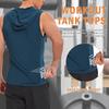 Men S Hooded Quick Dry Vest For Summer Outdoor Sports Fitness
