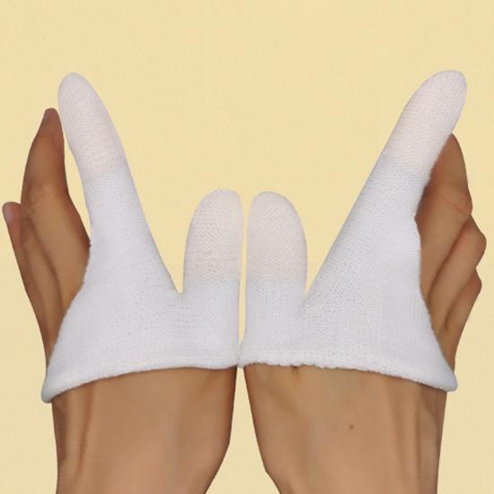 Hundezahnbürste Zahnpflege Weiche Baumwolle Zwei-Finger-Zahnbürste Katze Hund Oral Zähne