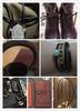 Natural Black Coffee Cowhide Rope - Multiple Specs for Jewelry DIY