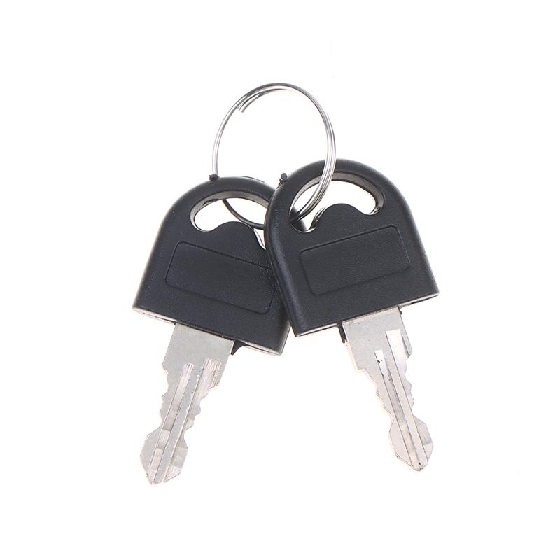 2Sets Stainless Steel Roll Paper Dispenser Lock Core Replacement Key Anti-Theft Design for Commercial Public Restrooms