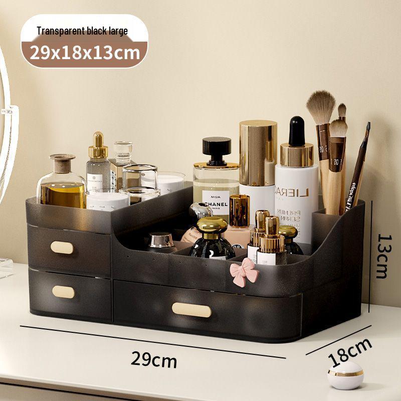 Drawer-Style Makeup & Skincare Organizer with Multi-Grid Compartments