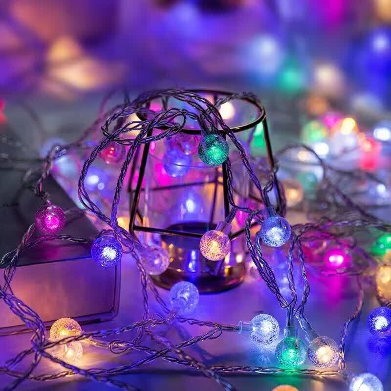 Enpufike LED Bubble Ball String Lights