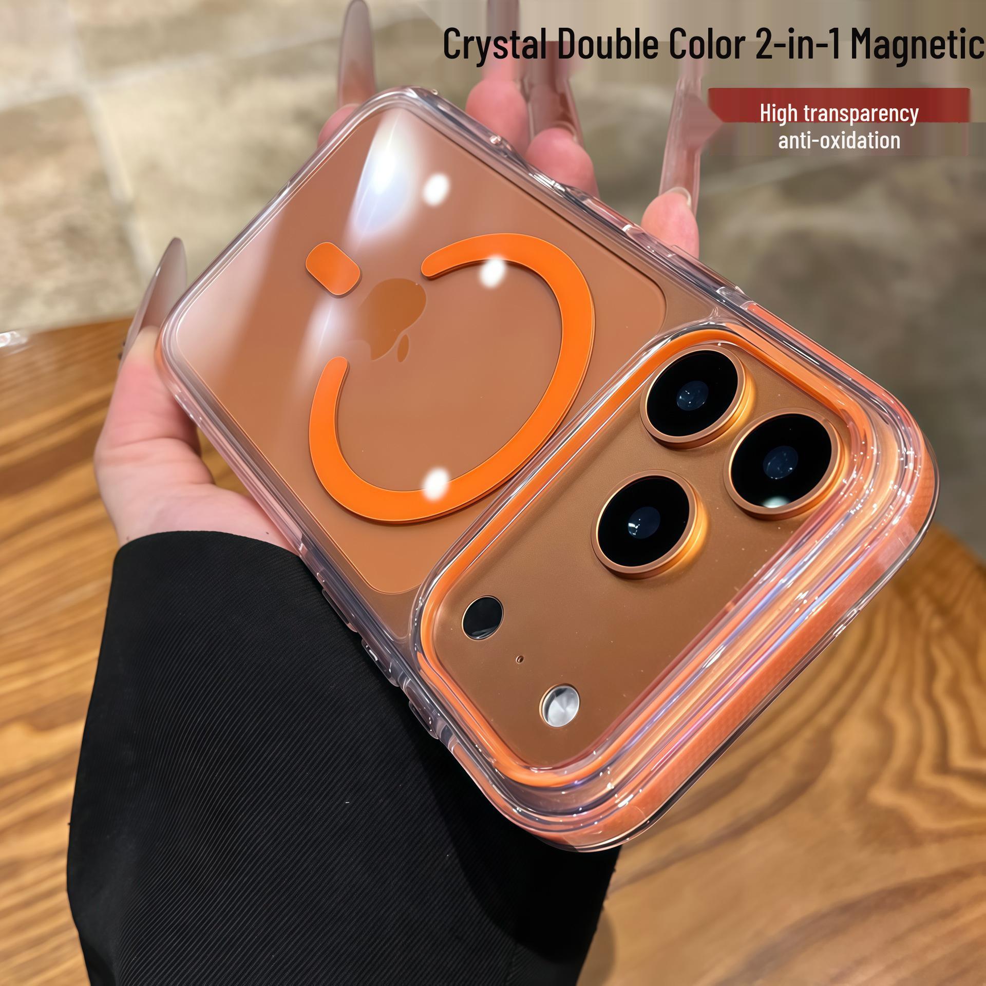 Crystal Magnetic Transparent Case for iPhone 17 Pro Max with Advanced Drop Protection iPhone 17 Pro Max