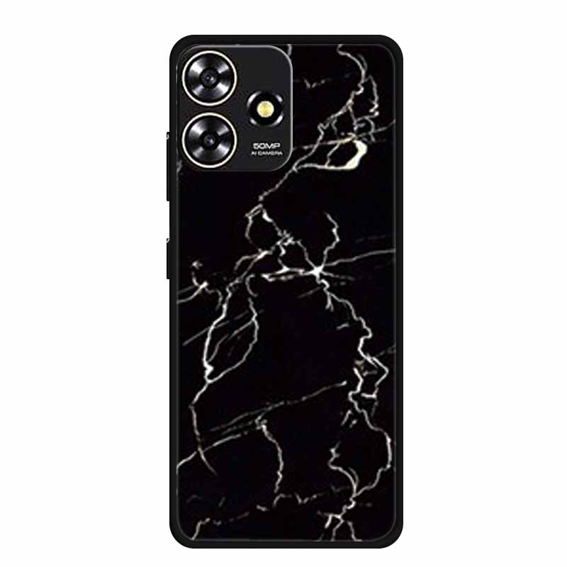 

For ZTE Blade V50 Smart Cases V50Smart Marble 6.6 TPU Silicone Soft Cool Phone Covers for ZTE Axon 50 Lite 8050 Protector Coque -ZTE Axon 50 Lite