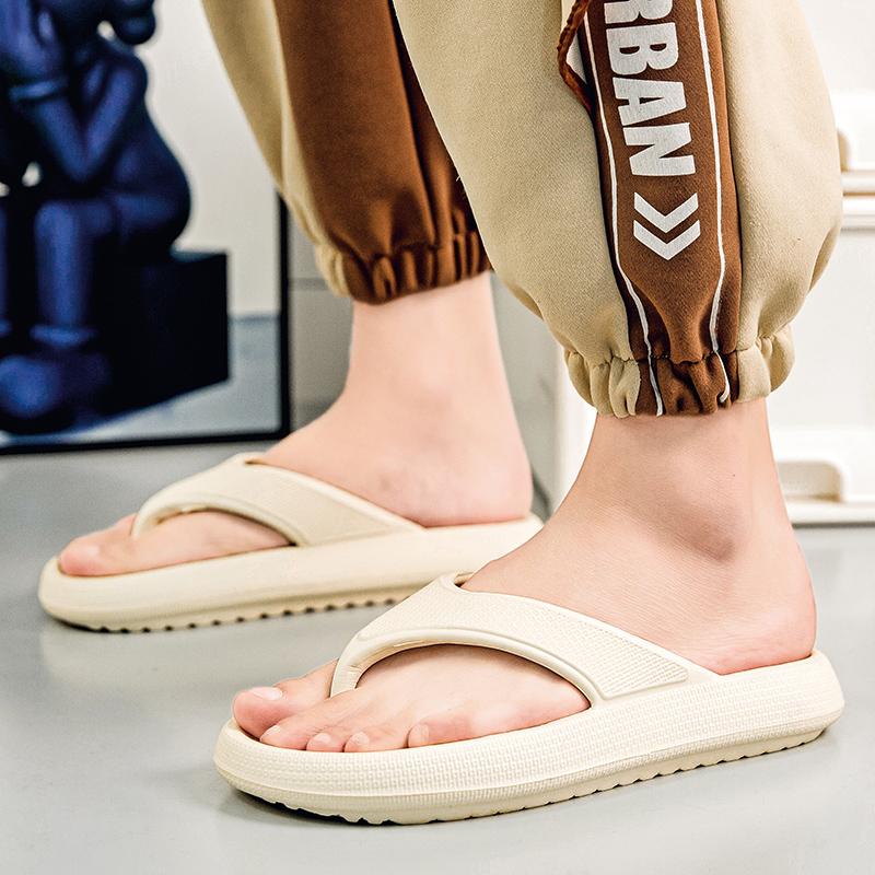 Fashion Arch Support Mens New Flat Flip Flops Summer Outdoor Comfort Soft Sole Beach Sandals Lady Flat Slippers Indoor Casual House Wome