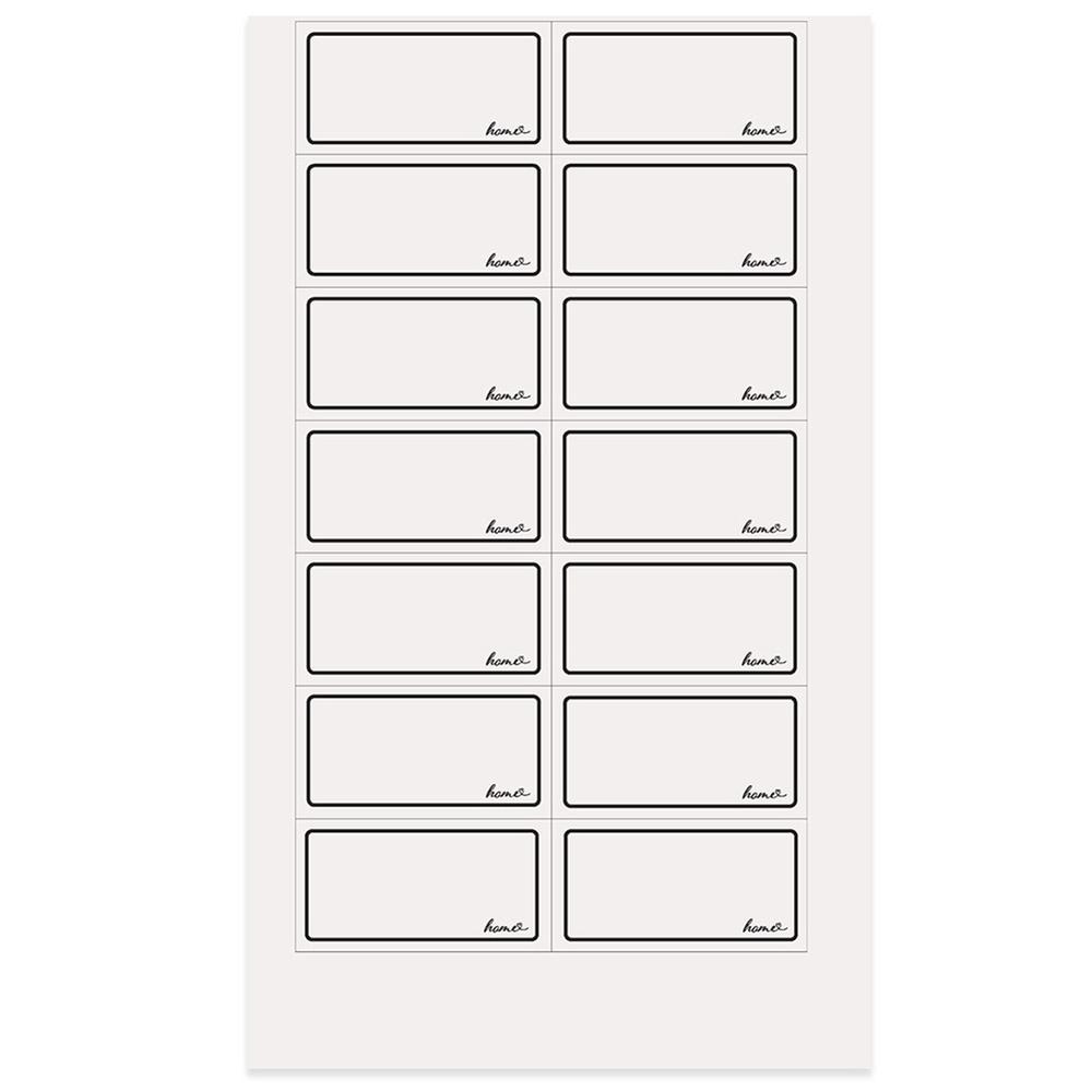 Self-adhesive Labels for WHITELINE Jars 28 Pcs.