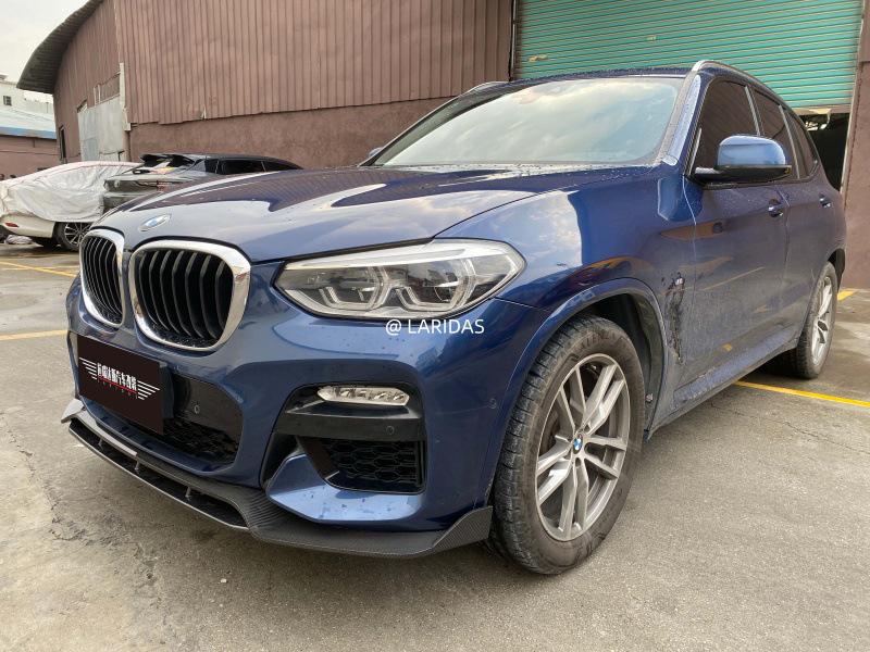 BMW X3 G01 M Sport Carbon Fiber Body Kit: Front Lip, Rear Diffuser, Bumper Lip Accessories