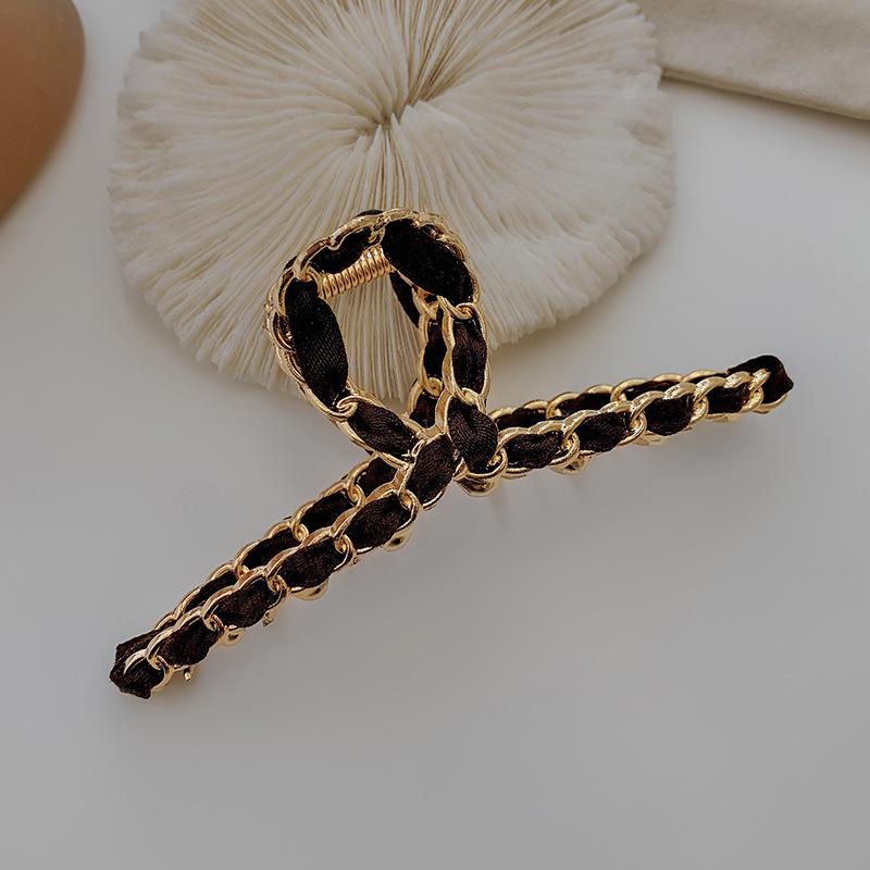 Korean Dongdaemun High-End Bow Hairpin Clip for Women