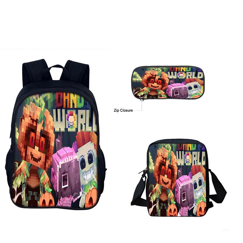 Dandys World Gourdy Childrens Backpack Pack With Cartoon Print And Waterresistant Material For Students