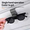 Car Glasses Clip Multi functional Car Sunshade Glasses Frame Car Hanging Sunglasses Elastic Buckle Storage Artifact Clip