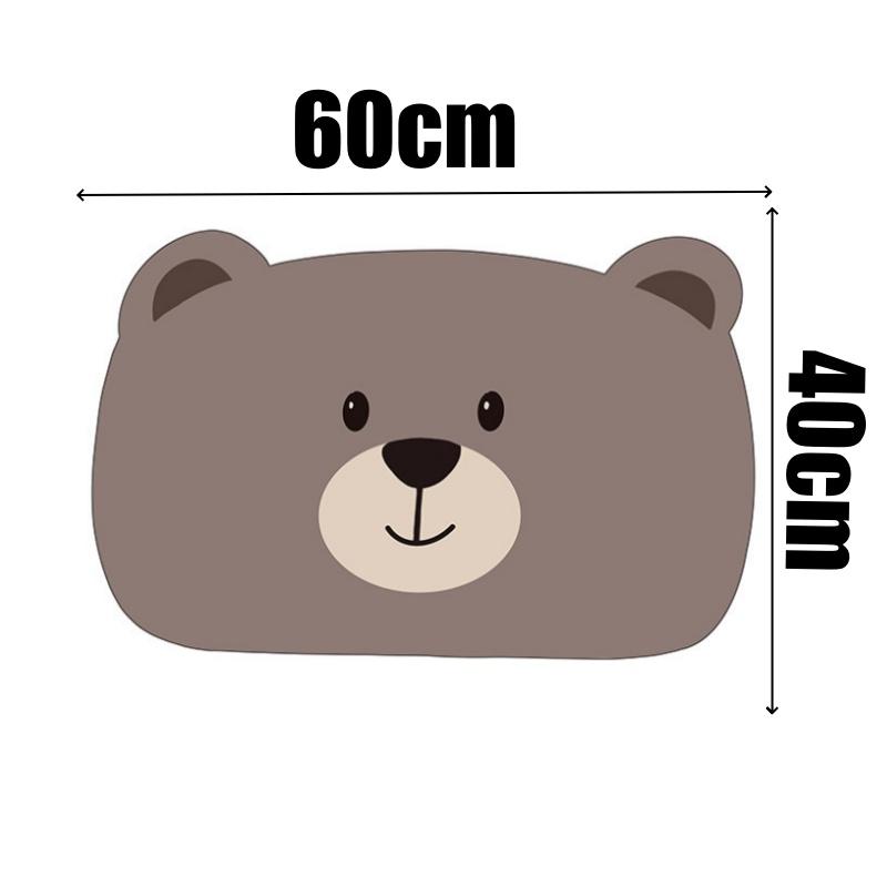 Cartoon Animal Diatom Mud Mat For Bathroom High Absorbency Fast Drying Washable Doormat Anti Slip Bath Rug For Kids Shower Room