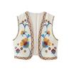 Leisure Sleeveless Embroidered Vest Casual Retro Sleeveless Embroider Vest Female
