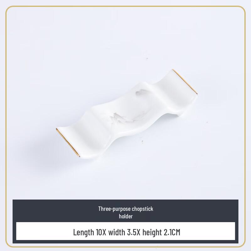Chaoyang Bone China 3-in-1 Chopstick Rest