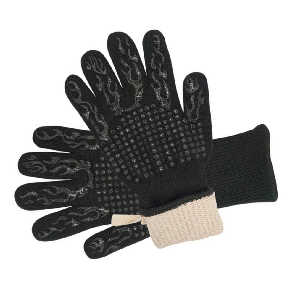 BBQ-Handschuhe Hitzebeständige Handschuhe Grillhandschuhe Silikon-Ofenhandschuhe Küchenhandschuhe zum Kochen Backen