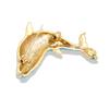 Fashionable Oil-drip Whale Crystal Brooch