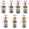 1Pcs New 6-19mm 1/2" Hose Filter Brass Strainer Sprayer Pump Filtering Net Stainless Steel Garden Irrigation Mesh Filter