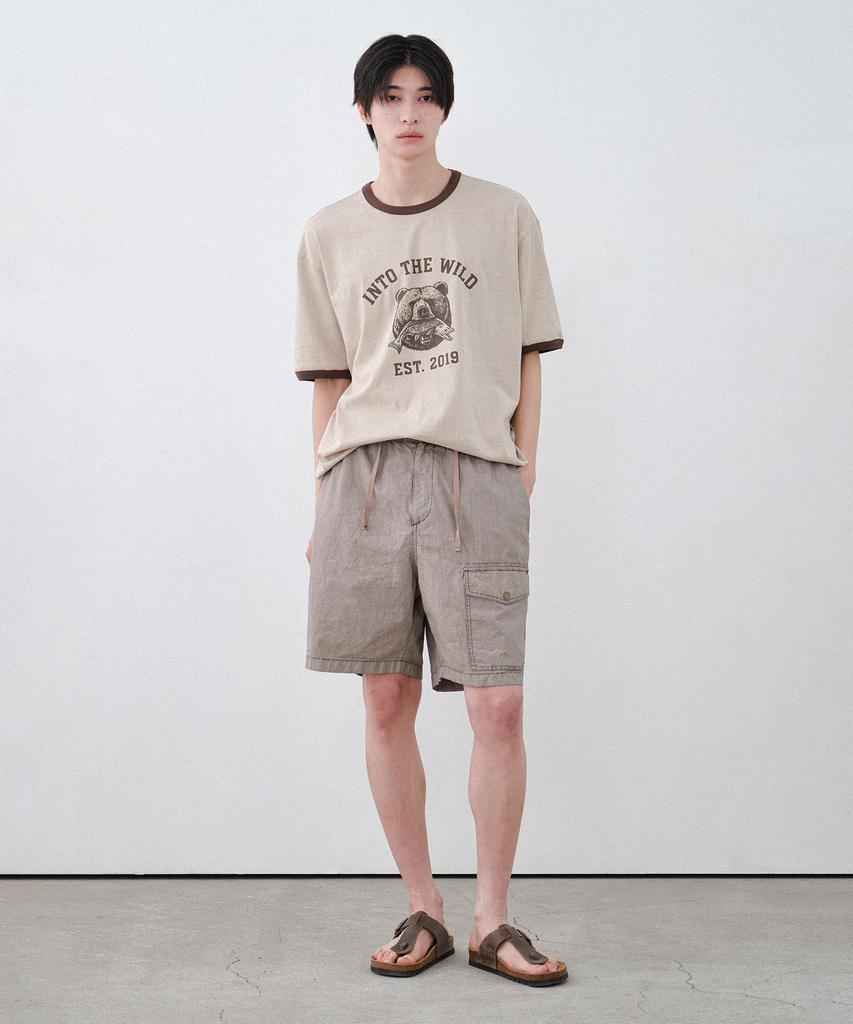 HELEMENT Wild Bearinger Short Sleeve T-Shirt (Beige)