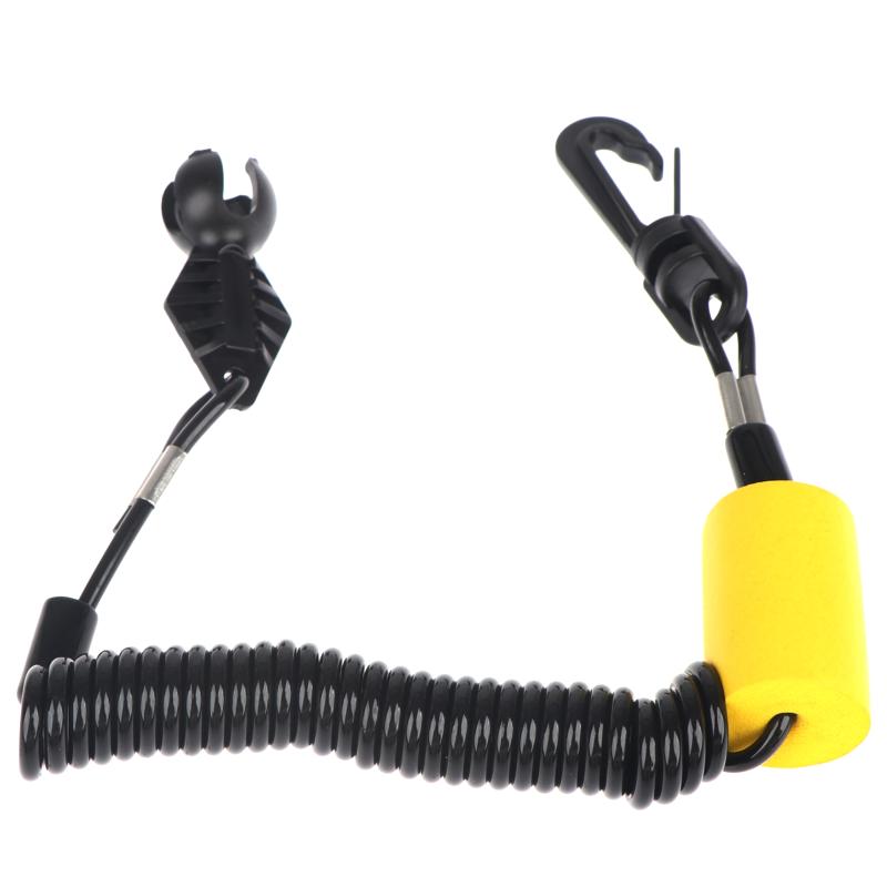 Safety Lanyard Kill Switch Emergency Stop Tether Cord 278002843 Replacement for Small Boat Jet Ski Water Use