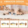 3Pcs Vibration Electric Fish Cat Toy Felt Realistic Flopping Fish Add Fun Interactive Flopping Toy Attract Attention for Cat
