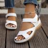 Fashion Woman Sandals Shoes Soft Shoes Woman Plus Size Sandals Woman Wedge Walking Shoes Elegant Footwear Female Women Sandal
